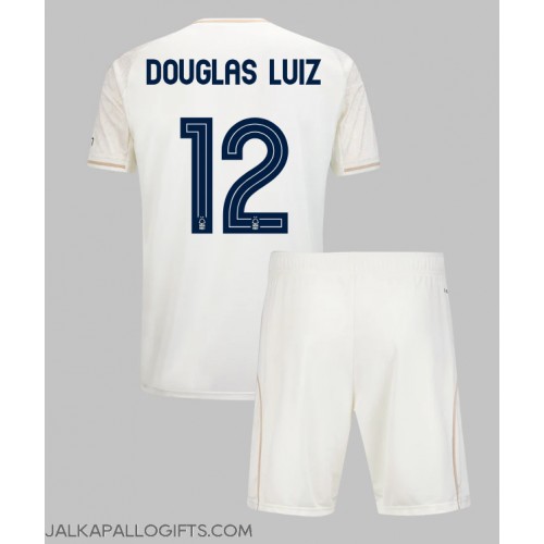 Nottingham Forest Douglas Luiz #12 Vieras Peliasu Lasten 2025-26 Lyhythihainen (+ Lyhyet housut)